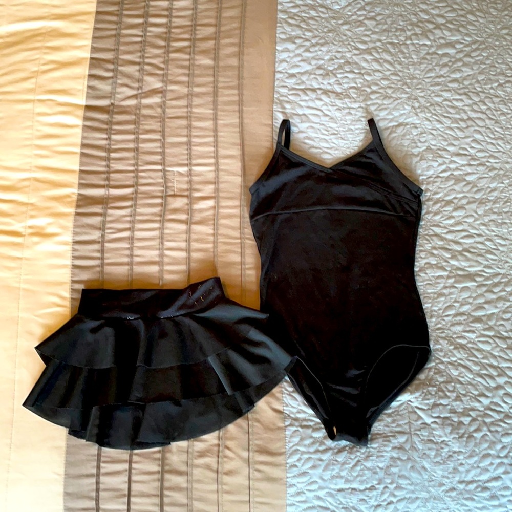 Girls dance leotard and skirt